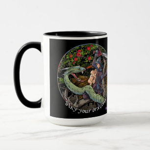 Caneca Massacre seus dragões, lições das citações de