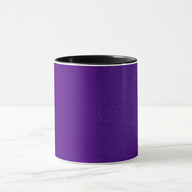 Caneca Mata cerâmica roxa de textura dividida - Personali (Centro)
