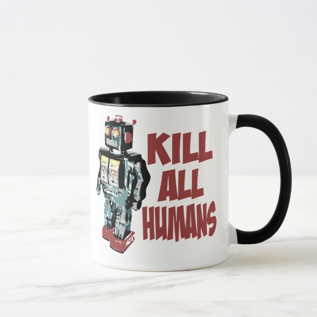 Caneca Matar de todos os humanos (Direita)