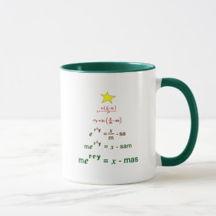 Caneca Matemática de Natal