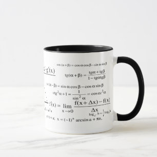 Caneca matemática dos números