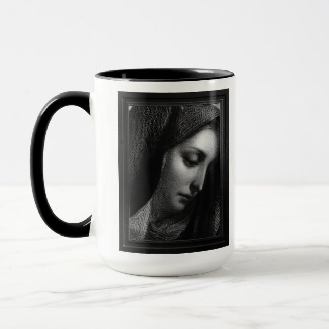 Caneca Mater Dolorosa Engrave por Carlo Dolci (Esquerda)