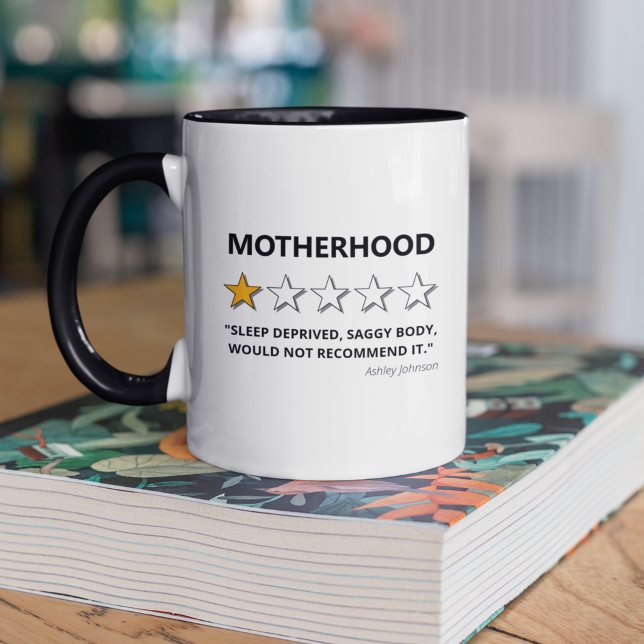 Caneca Maternidade Engraçada Não Recomendaria (Criador carregado)