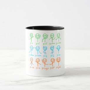 Caneca Math Teacher Dance Equation Mathematic Maths