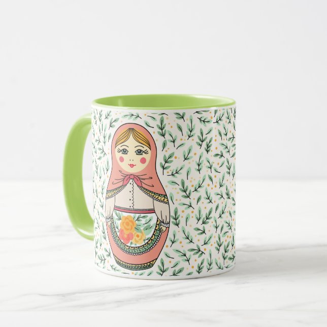 Caneca Matreshka Mug (Frente Esquerda)
