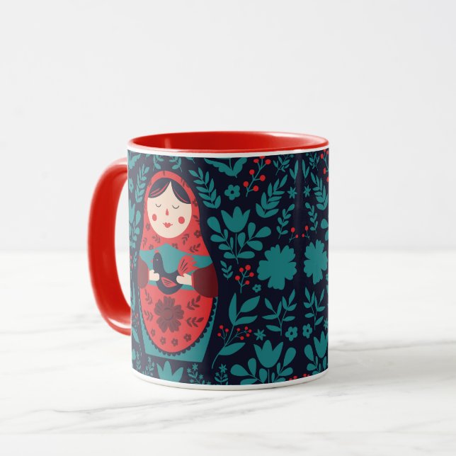 Caneca Matreshka Mug (Frente Esquerda)