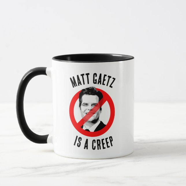 Caneca Matt Gaetz é um Creep Anti Matt Gaetz (Esquerda)