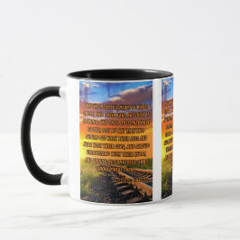 Caneca Matthew 13:15 KJV Bíblia Verso Pic Dois Tons