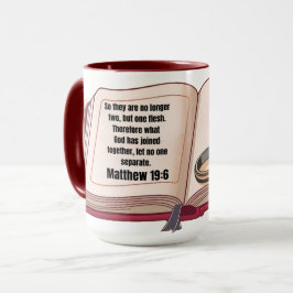 Caneca Matthew 19:6 Mug