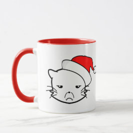 Caneca Mau humor Cat Christmas Edition