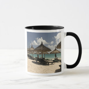 Caneca Mauritius, Poste de Flacq. Cena de praia no