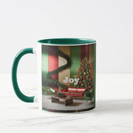 Caneca MCM Christmas Joy Green Combo Mug