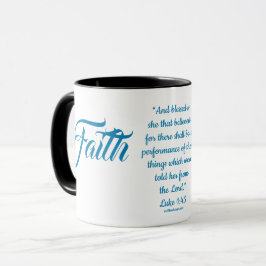 Caneca MDILLONDESIGNS.COM apresenta #FAITH