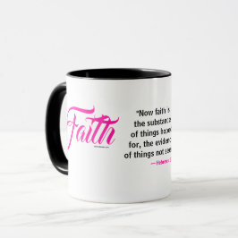 Caneca MDILLONDESIGNS.COM apresenta o #FAITH Scripting