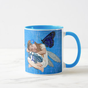 Caneca "ME/CFS" Fatiga Crônica Angel Fairy Girl Mug