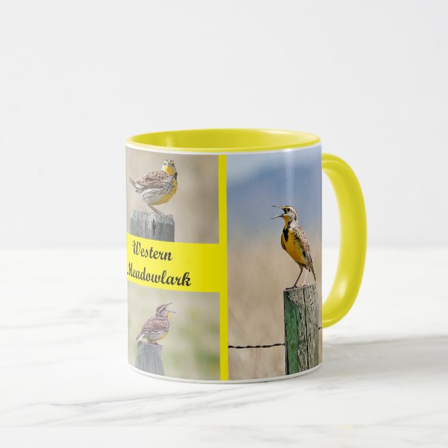 Caneca Meadowlark Ocidental (Frente Esquerda)
