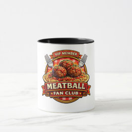 Caneca Meatball Fan Club VIP Member – Retro Italian Food 