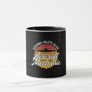 Caneca Mecânica da aeronave que mantém os pilotos vivos n