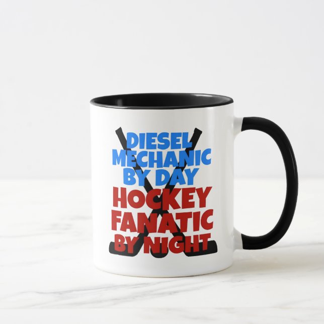 Caneca Mecânico diesel do taco de hóquei (Direita)