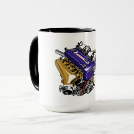 CANECA MECANISMO TURBO DE SEIS CILINDROS DO JDM