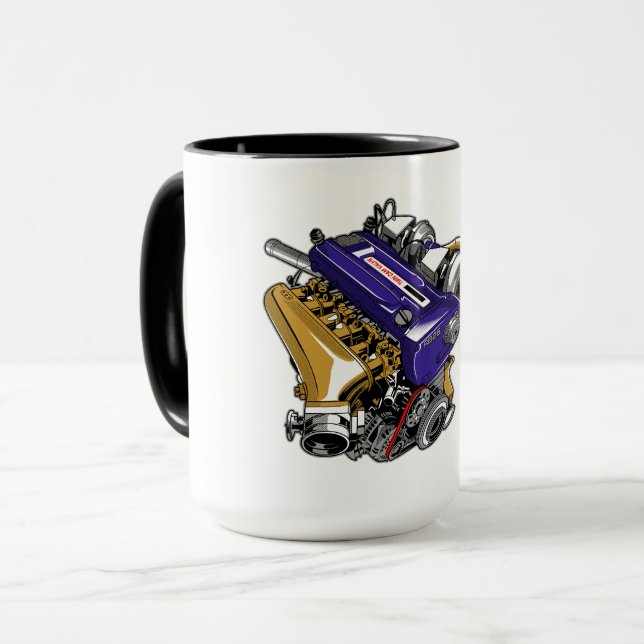CANECA MECANISMO TURBO DE SEIS CILINDROS DO JDM (Frente Esquerda)