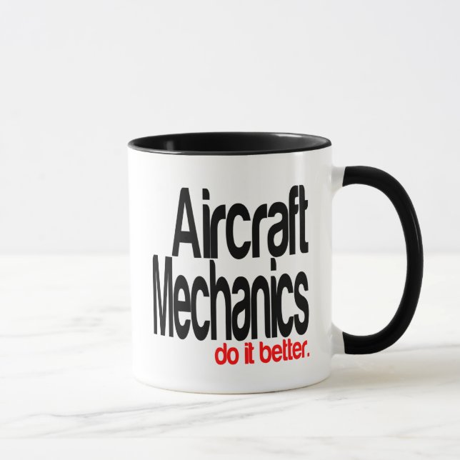 Caneca Mecanismos de aeronaves fazem melhor (Direita)