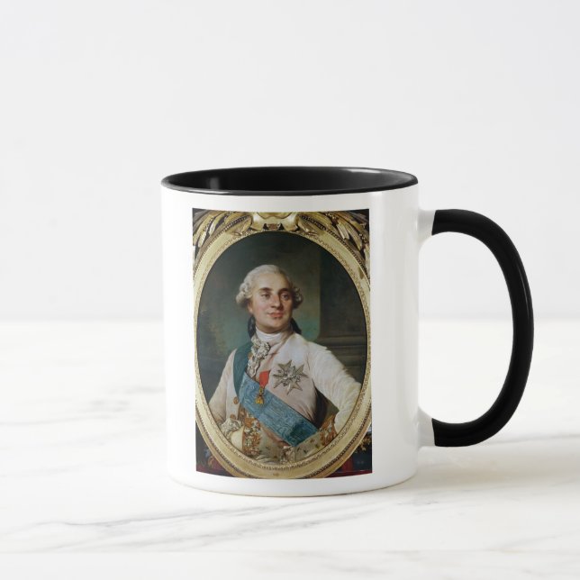 Caneca Medalhão do retrato de Louis XVI 1775 (Direita)