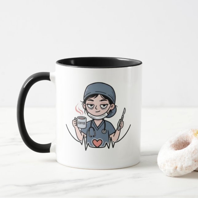 Caneca Médica (versão feminina) (Com Donut)