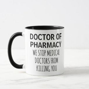 Caneca Médico do formando Farmacêutico Futuro Presente