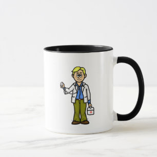 Caneca Médico Louro Masculino com Mug de Saco Médico