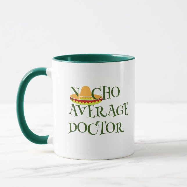 Caneca Médico Médico Médico Nacho, Engraçado Dizendo (Esquerda)