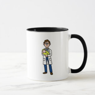 Caneca Médico Pediátrico Masculino Segurando Baby Mug