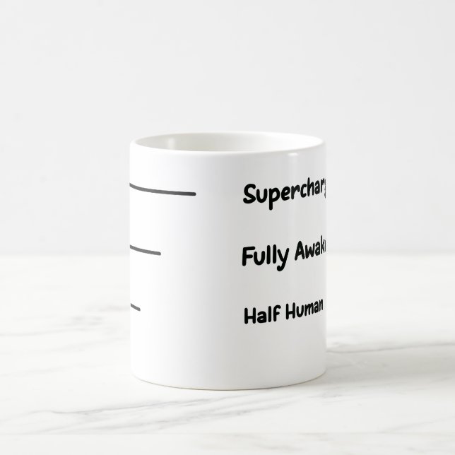 Caneca Medidor de Cafeína – Níveis de Café para Ca (Centro)
