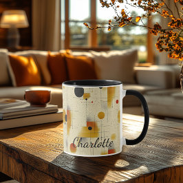 Caneca Médio Século Personalizado - Geométrico Abstrato