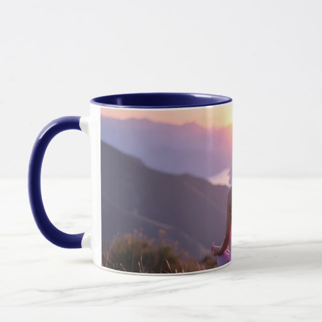 Caneca Meditação - Equilíbrio Interior - Yoga (Esquerda)