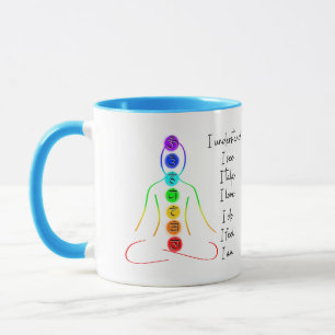 Caneca Meditação Yoga do Estilo Chakras 7