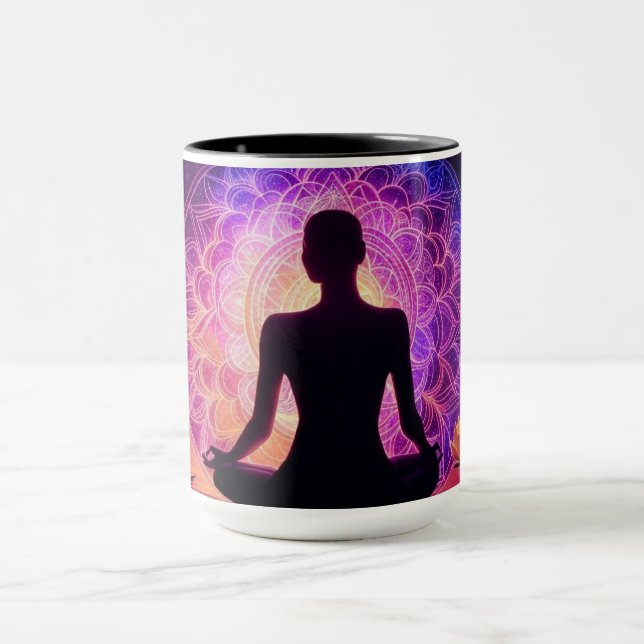 Caneca Meditando Silhouette (Centro)