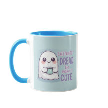 Caneca "Medo Existencial, Mas Deixe-A Bonito" Cute
