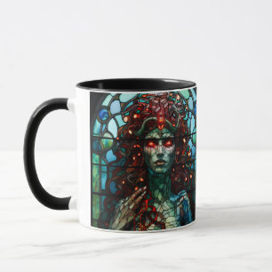 Caneca Medusa - Vitral Estilo Tiffany
