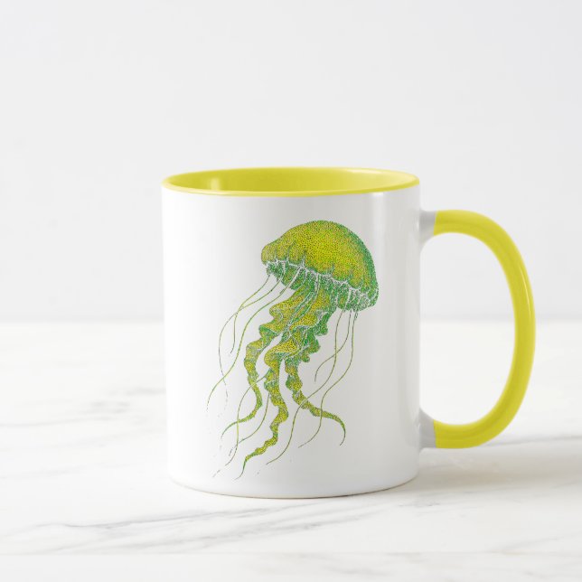 Caneca Méduse Fluorescente Artistique (Direita)