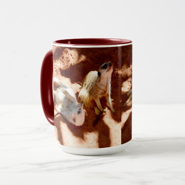 Caneca Meerkat Play Day, (Frente Esquerda)