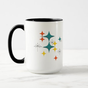 Caneca meio século Modern Eames — Starbursts Da Era At