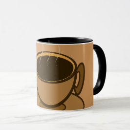 Caneca Meio século Moderno Café Marrom