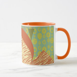 Caneca meio século Moderno Geométrico