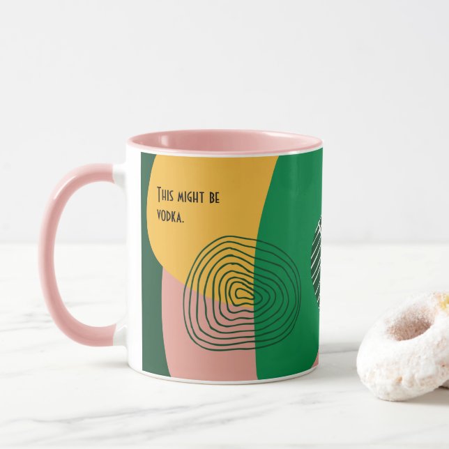 Caneca Meio século Moderno No 1 Mug (Com Donut)
