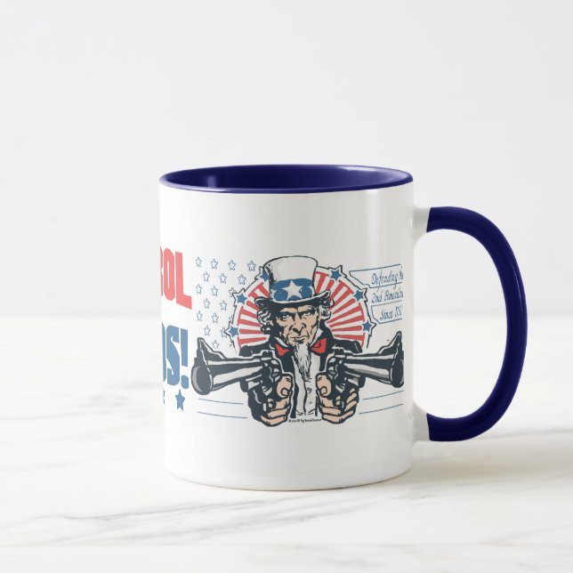 Caneca Meios do controlo de armas usando engrenagem da (Direita)