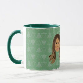 Caneca Melania Trump que dá um F*ck sobre o Natal