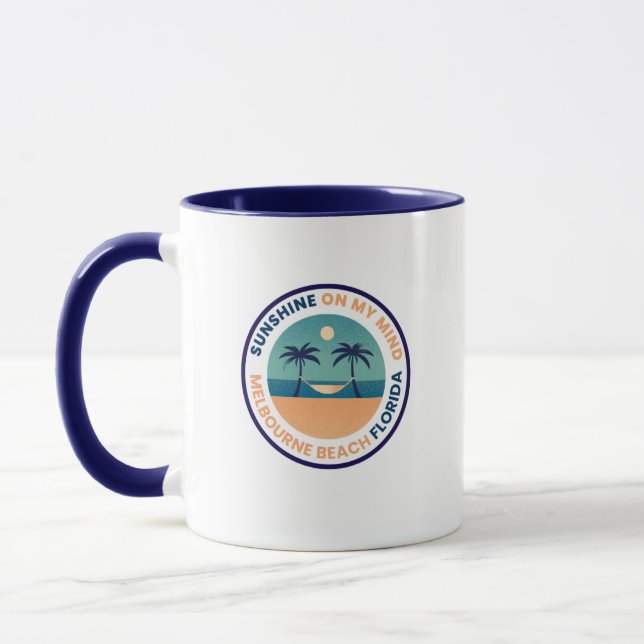 Caneca Melbourne Beach Florida Coffee Mug (Esquerda)