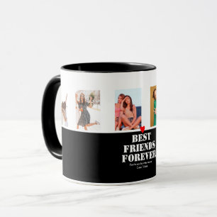 Caneca Melhor Amigo da Cota Personalizada de Colagem de F