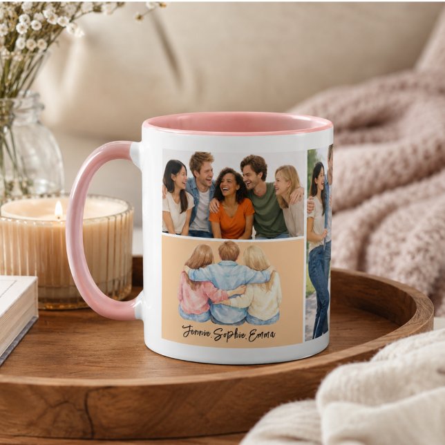 Caneca Melhor Amigo Personalizado – Dia Perfeito da Amiza (Custom Best Friend – Perfect Friendship Day Mug)